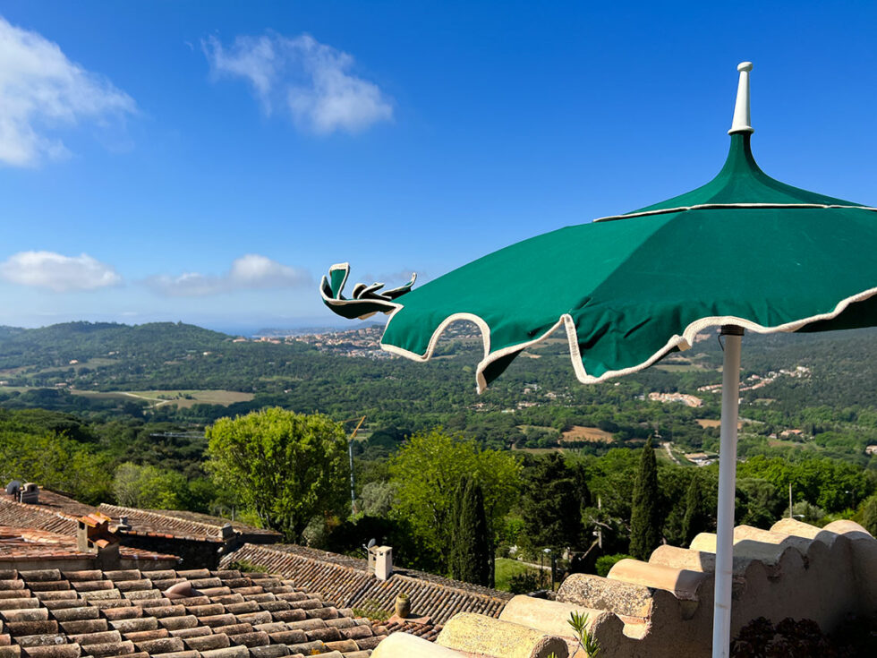 La Gassinière - Gassin - Terrasse - vue Golfe de Saint-Tropez