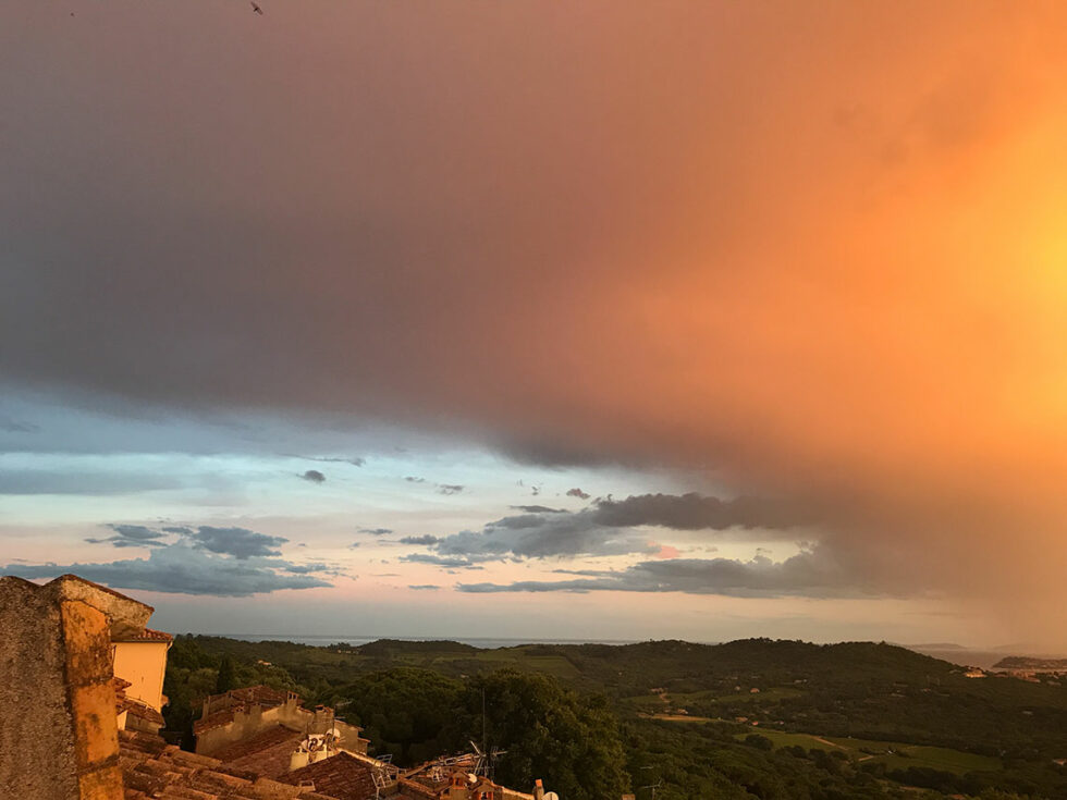 La Gassinière - Gassin - Vue terrasse