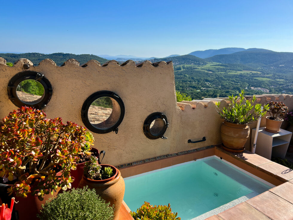 La Gassinière - Gassin - Chambres d'hôtes - terrasse Jaccuzzi